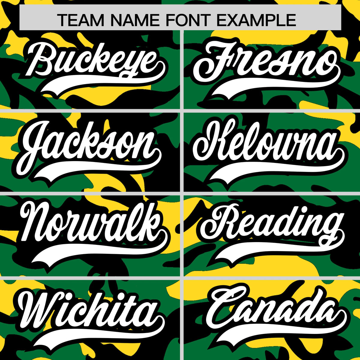 Custom Kelly Green Gold Black Camo Gradient Fashion Baseball Jersey | Perfect for Training,Sublimation Printed &amp; Stitched,Add Name and Numbern,Perfect for Teams | KXKSHOP