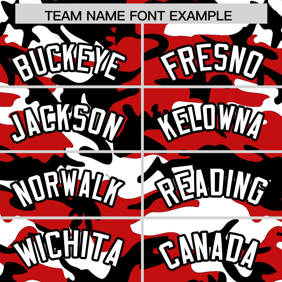 Custom Black White Red Camo Gradient Fashion Baseball Jersey | Perfect for Training,Sublimation Printed &amp; Stitched,Add Name and Numbern,Perfect for Teams | KXKSHOP