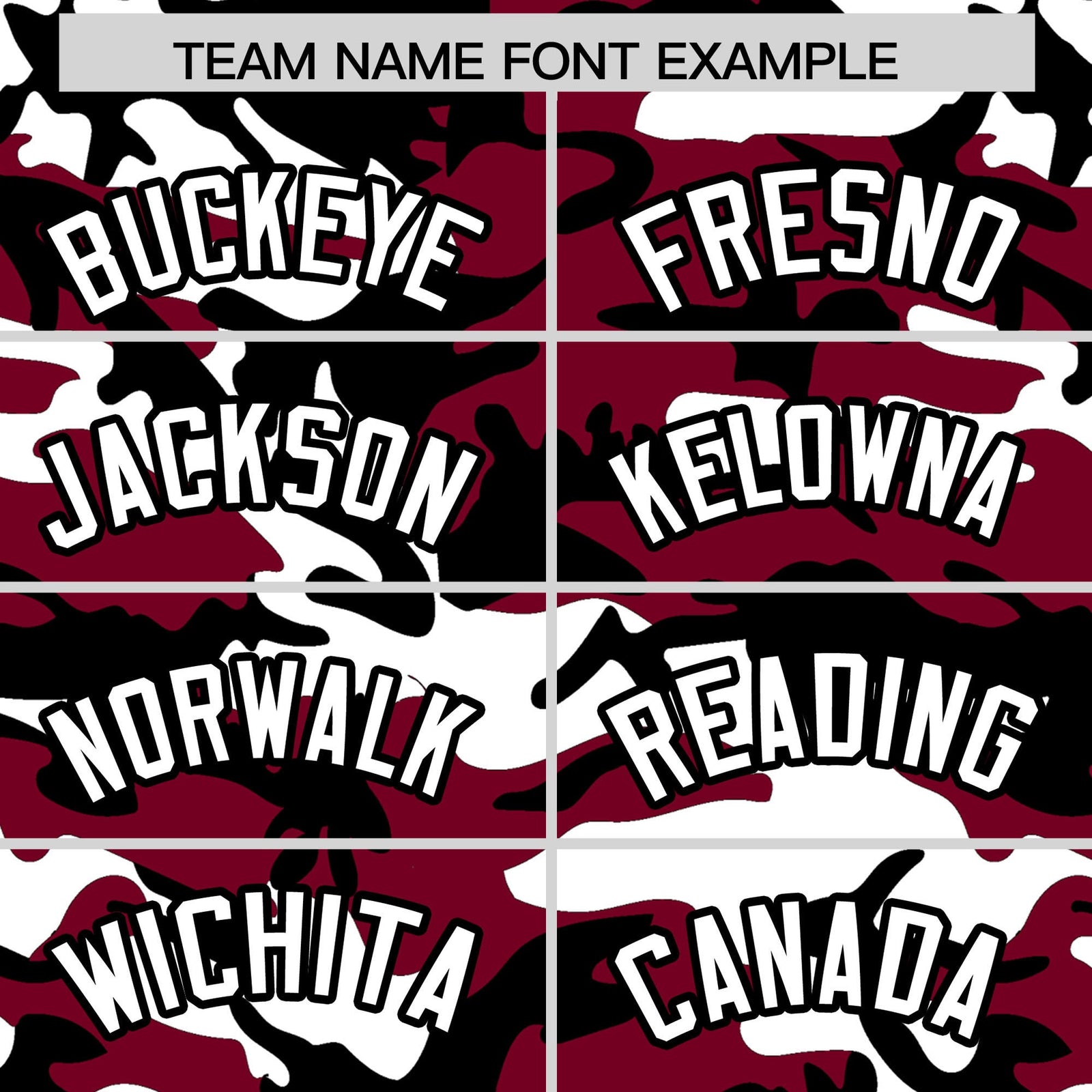 Custom Crimson Black White Camo Gradient Fashion Baseball Jersey | Perfect for Training,Sublimation Printed & Stitched,Add Name and Numbern,Perfect for Teams | KXKSHOP
