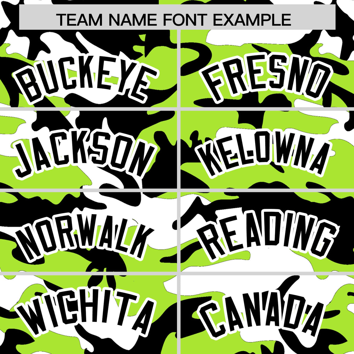Custom Neon Green Black White Camo Gradient Fashion Baseball Jersey | Perfect for Training,Sublimation Printed &amp; Stitched,Add Name and Numbern,Perfect for Teams | KXKSHOP