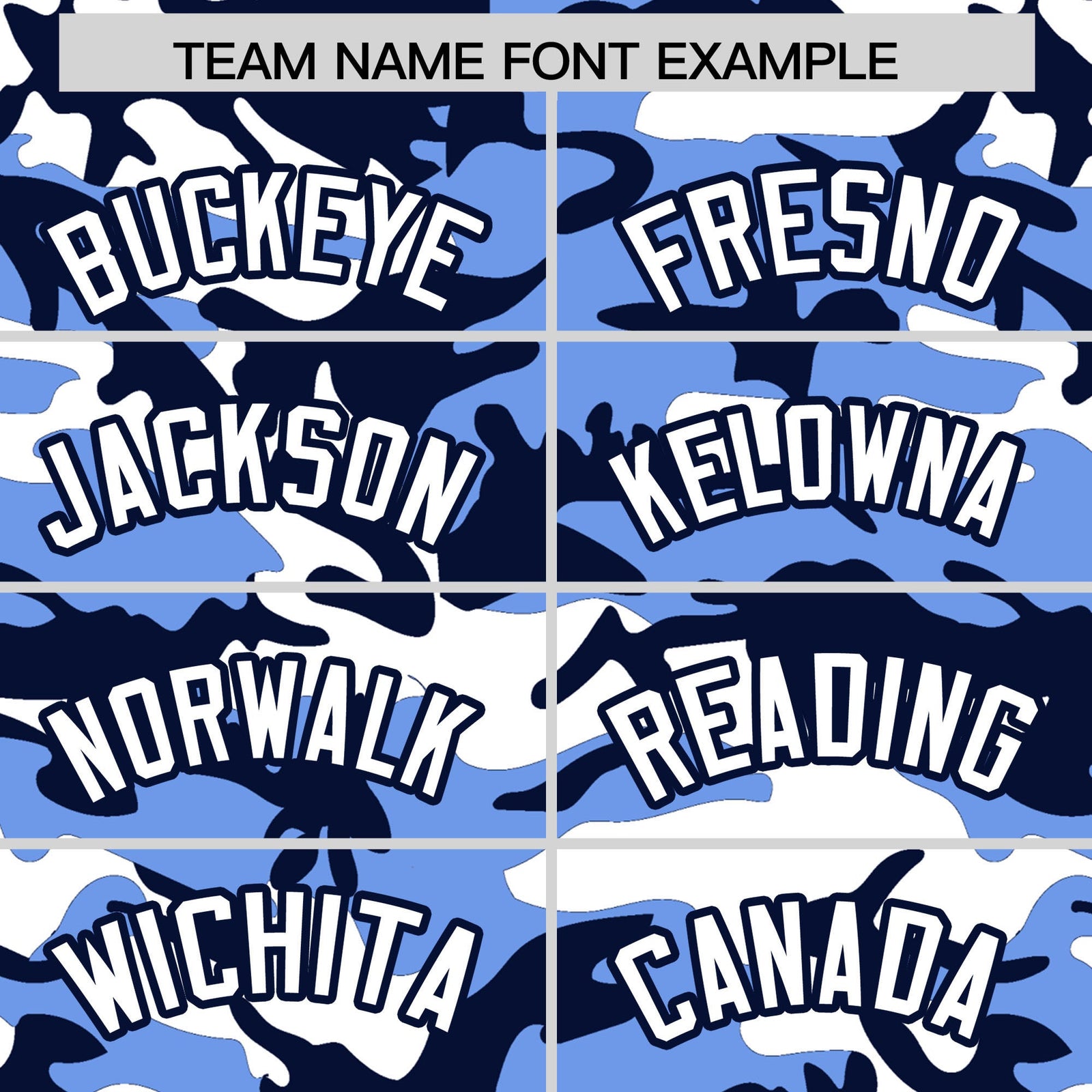 Custom Light Blue Navy White Camo Gradient Fashion Baseball Jersey | Perfect for Training,Sublimation Printed & Stitched,Add Name and Numbern,Perfect for Teams | KXKSHOP