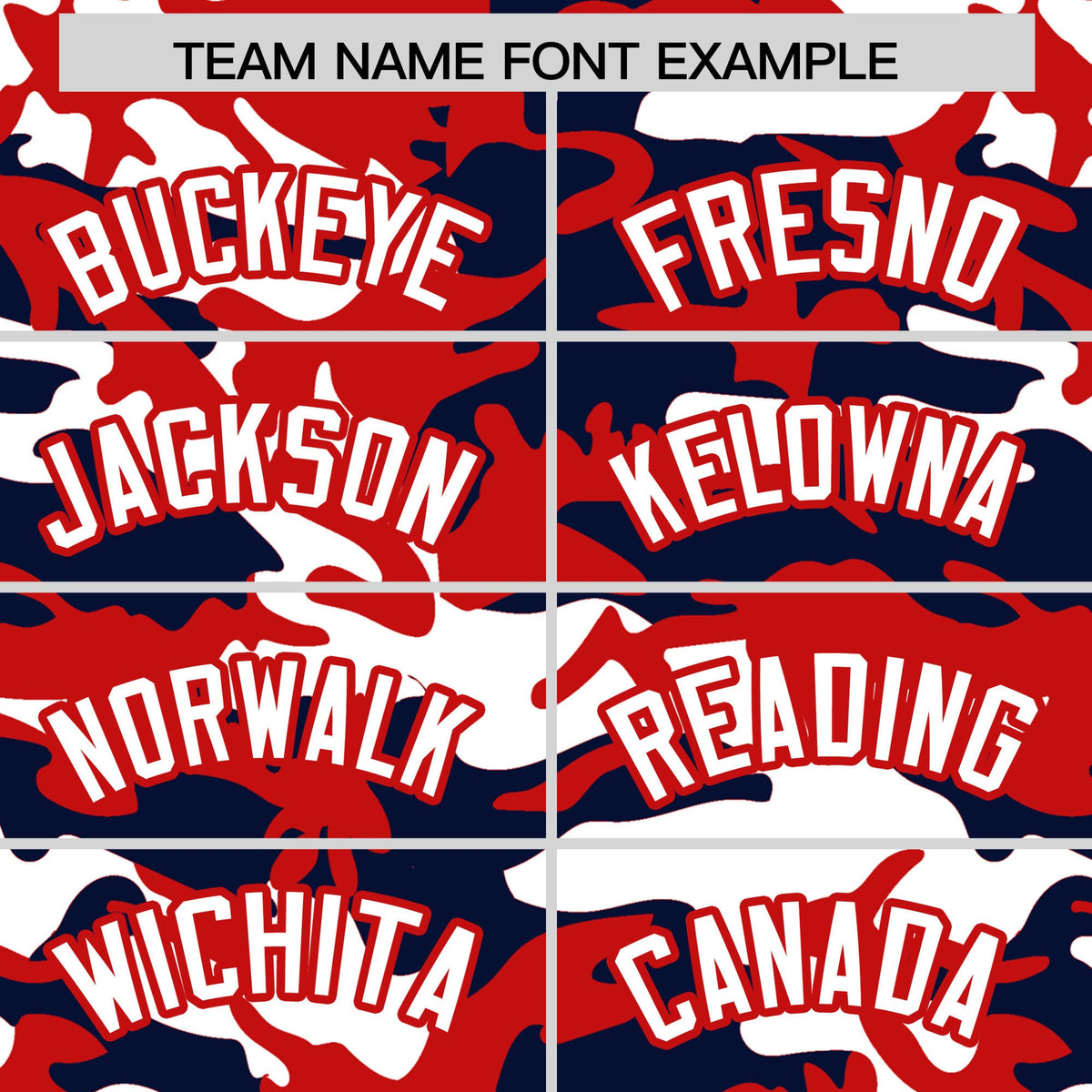 Custom Red Navy White Camo Gradient Fashion Baseball Jersey | Perfect for Training,Sublimation Printed &amp; Stitched,Add Name and Numbern,Perfect for Teams | KXKSHOP