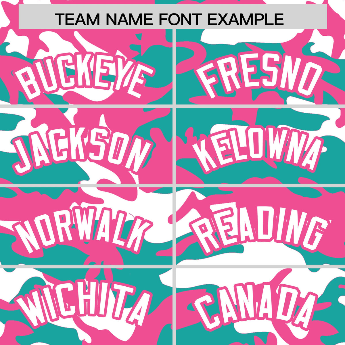 Custom Aqua White Pink Camo Gradient Fashion Baseball Jersey | Perfect for Training,Sublimation Printed &amp; Stitched,Add Name and Numbern,Perfect for Teams | KXKSHOP