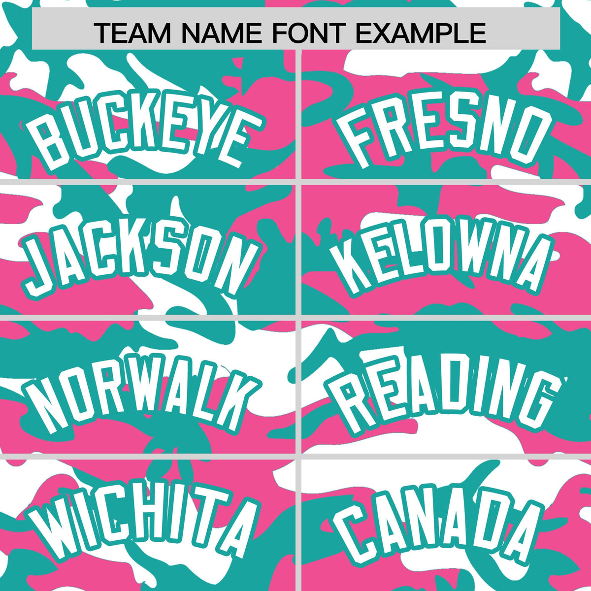 Custom Aqua Pink White Camo Gradient Fashion Baseball Jersey | Perfect for Training,Sublimation Printed &amp; Stitched,Add Name and Numbern,Perfect for Teams | KXKSHOP