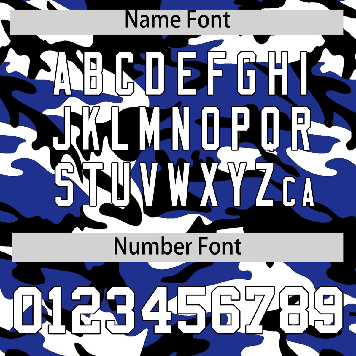 Custom Royal Blue Black White Camo Gradient Fashion Baseball Jersey | Perfect for Training,Sublimation Printed &amp; Stitched,Add Name and Numbern,Perfect for Teams | KXKSHOP