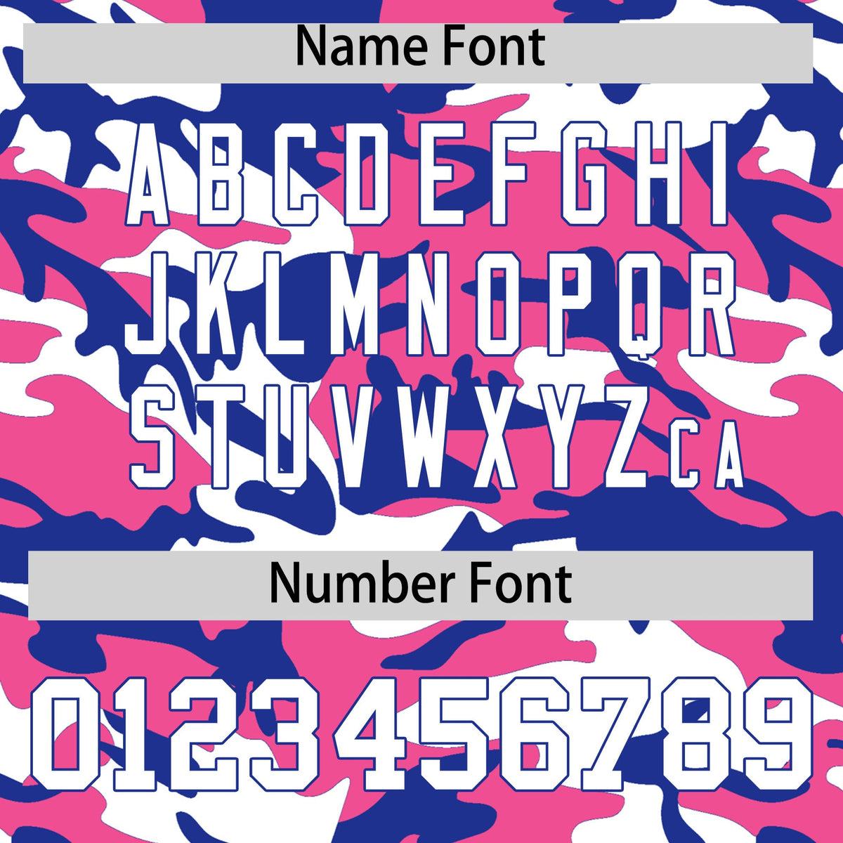 Custom Pink Royal Blue White Camo Gradient Fashion Baseball Jersey | Perfect for Training,Sublimation Printed &amp; Stitched,Add Name and Numbern,Perfect for Teams | KXKSHOP