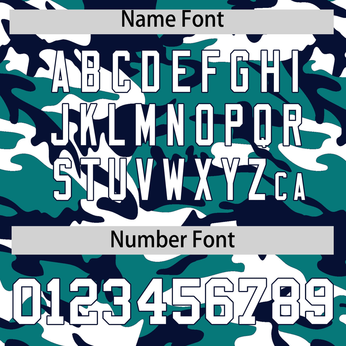 Custom Teal Navy White Camo Gradient Fashion Baseball Jersey | Perfect for Training,Sublimation Printed &amp; Stitched,Add Name and Numbern,Perfect for Teams | KXKSHOP