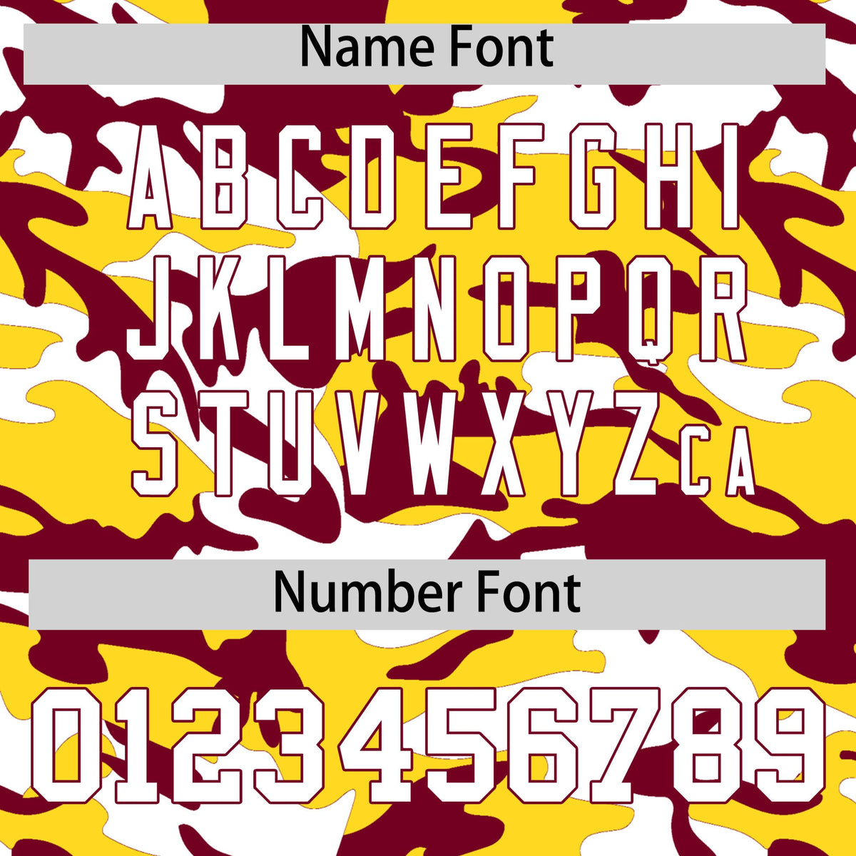 Custom Crimson Gold White Camo Gradient Fashion Baseball Jersey | Perfect for Training,Sublimation Printed &amp; Stitched,Add Name and Numbern,Perfect for Teams | KXKSHOP