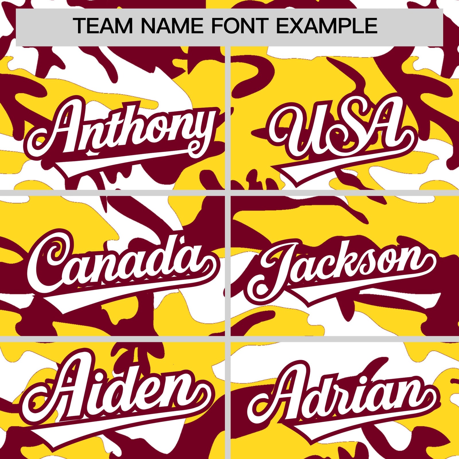 Custom Crimson Gold White Camo Gradient Fashion Baseball Jersey | Perfect for Training,Sublimation Printed & Stitched,Add Name and Numbern,Perfect for Teams | KXKSHOP