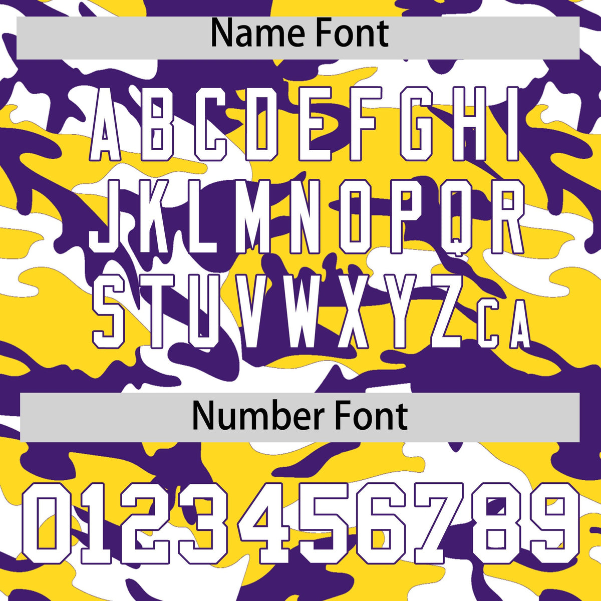 Custom Gold Purple White Camo Gradient Fashion Baseball Jersey | Perfect for Training,Sublimation Printed &amp; Stitched,Add Name and Numbern,Perfect for Teams | KXKSHOP