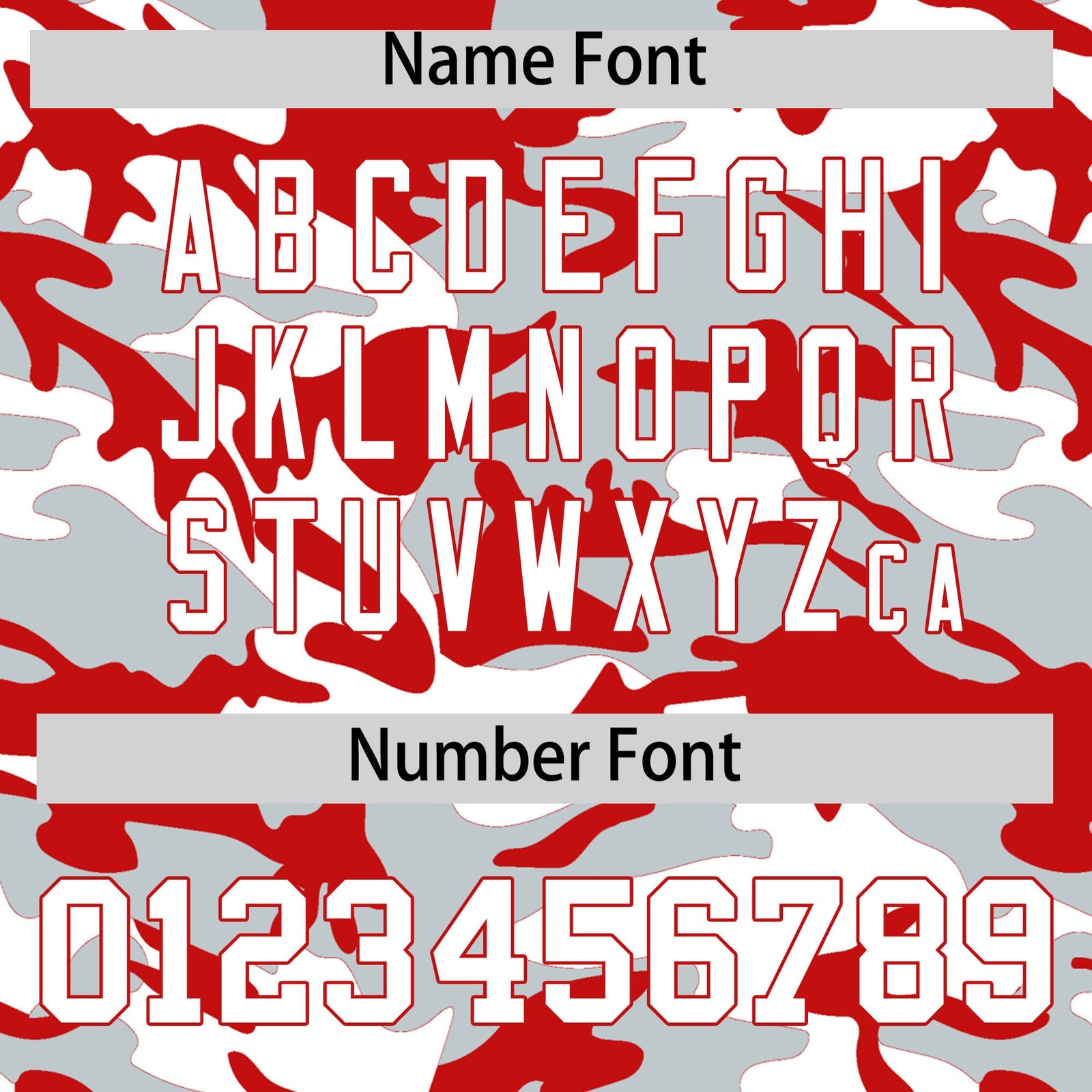 Custom Silver Red White Camo Gradient Fashion Baseball Jersey | Perfect for Training,Sublimation Printed & Stitched,Add Name and Numbern,Perfect for Teams | KXKSHOP
