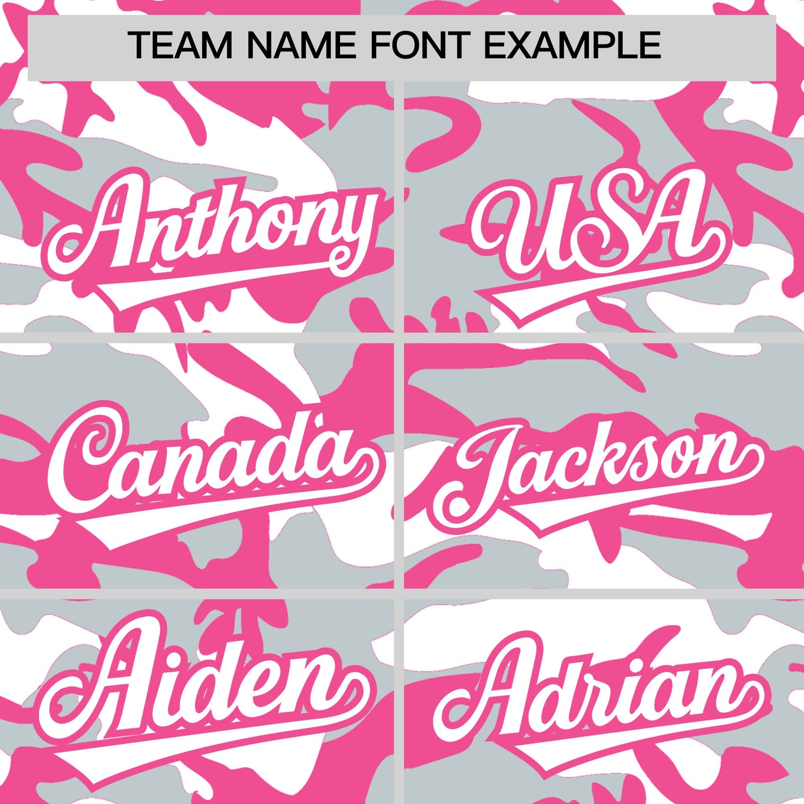 Custom Silver White Pink Camo Gradient Fashion Baseball Jersey | Perfect for Training,Sublimation Printed & Stitched,Add Name and Numbern,Perfect for Teams | KXKSHOP