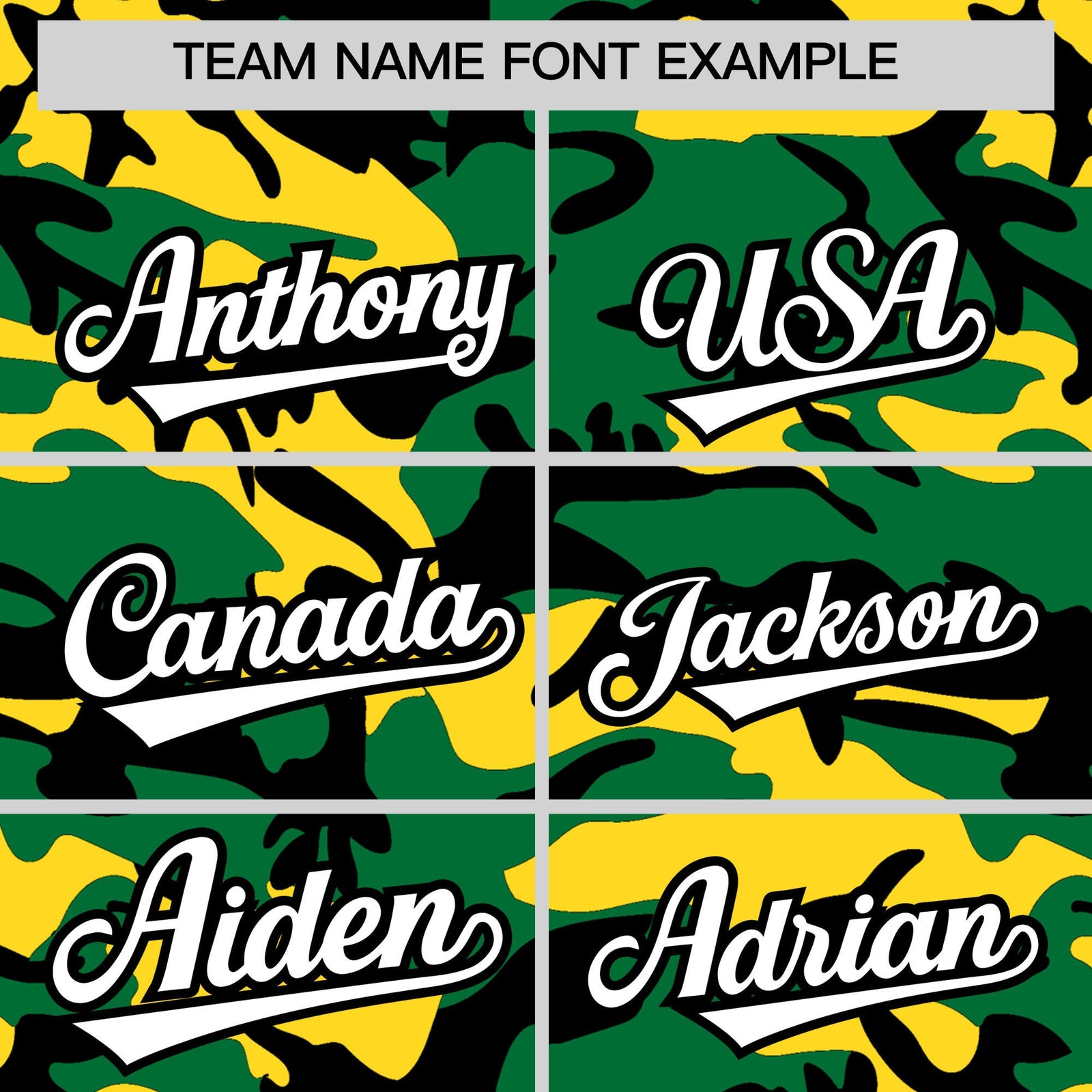Custom Kelly Green Gold Black Camo Gradient Fashion Baseball Jersey | Perfect for Training,Sublimation Printed & Stitched,Add Name and Numbern,Perfect for Teams | KXKSHOP