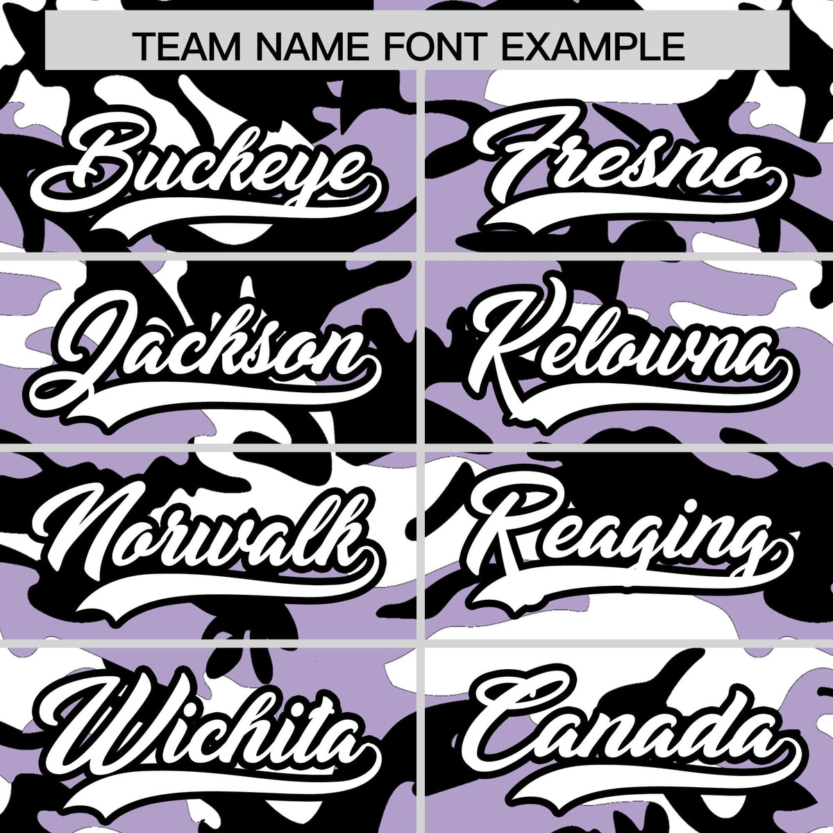Custom Light Purple Black White Camo Gradient Fashion Baseball Jersey | Perfect for Training,Sublimation Printed &amp; Stitched,Add Name and Numbern,Perfect for Teams | KXKSHOP