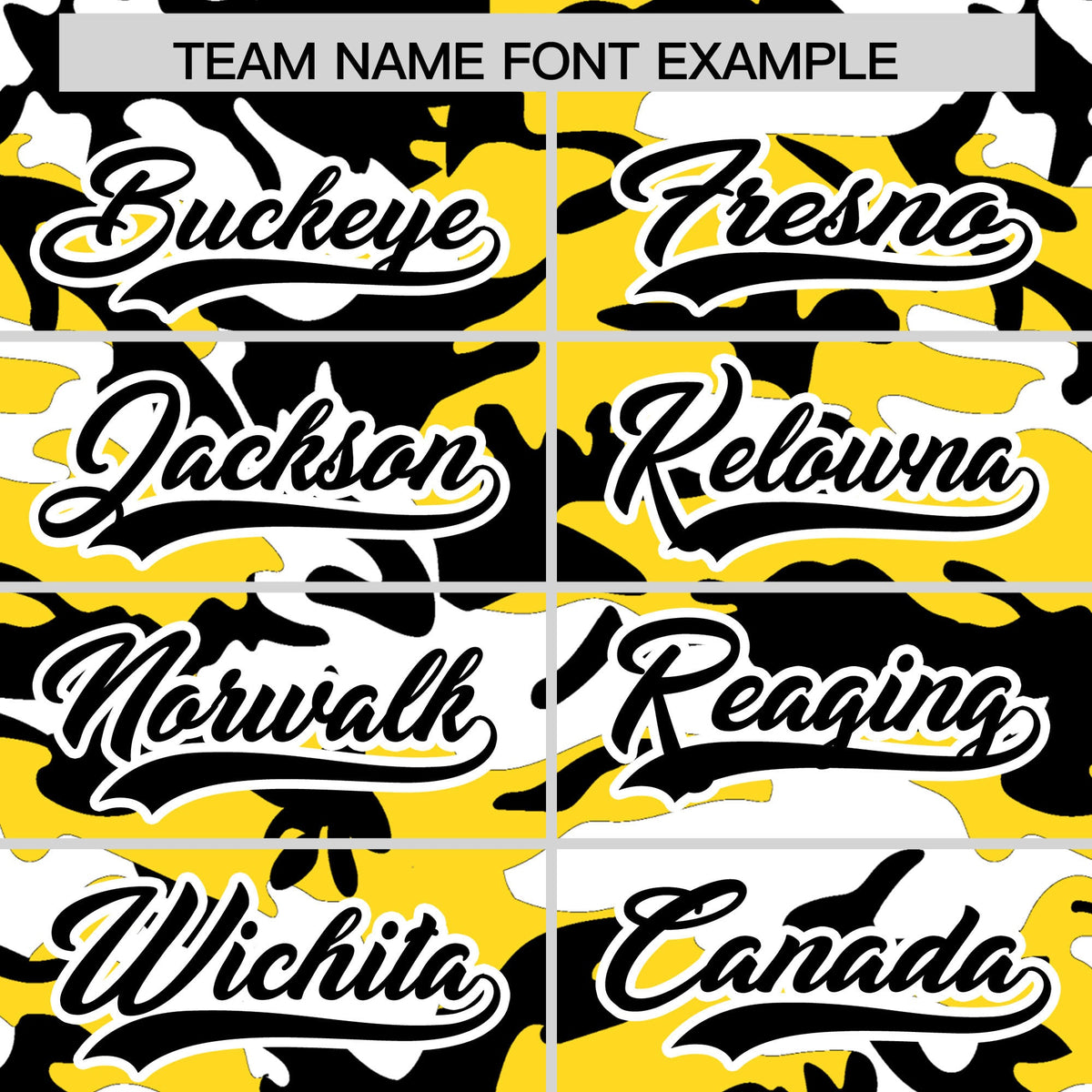 Custom Gold Black White Camo Gradient Fashion Baseball Jersey | Perfect for Training,Sublimation Printed &amp; Stitched,Add Name and Numbern,Perfect for Teams | KXKSHOP