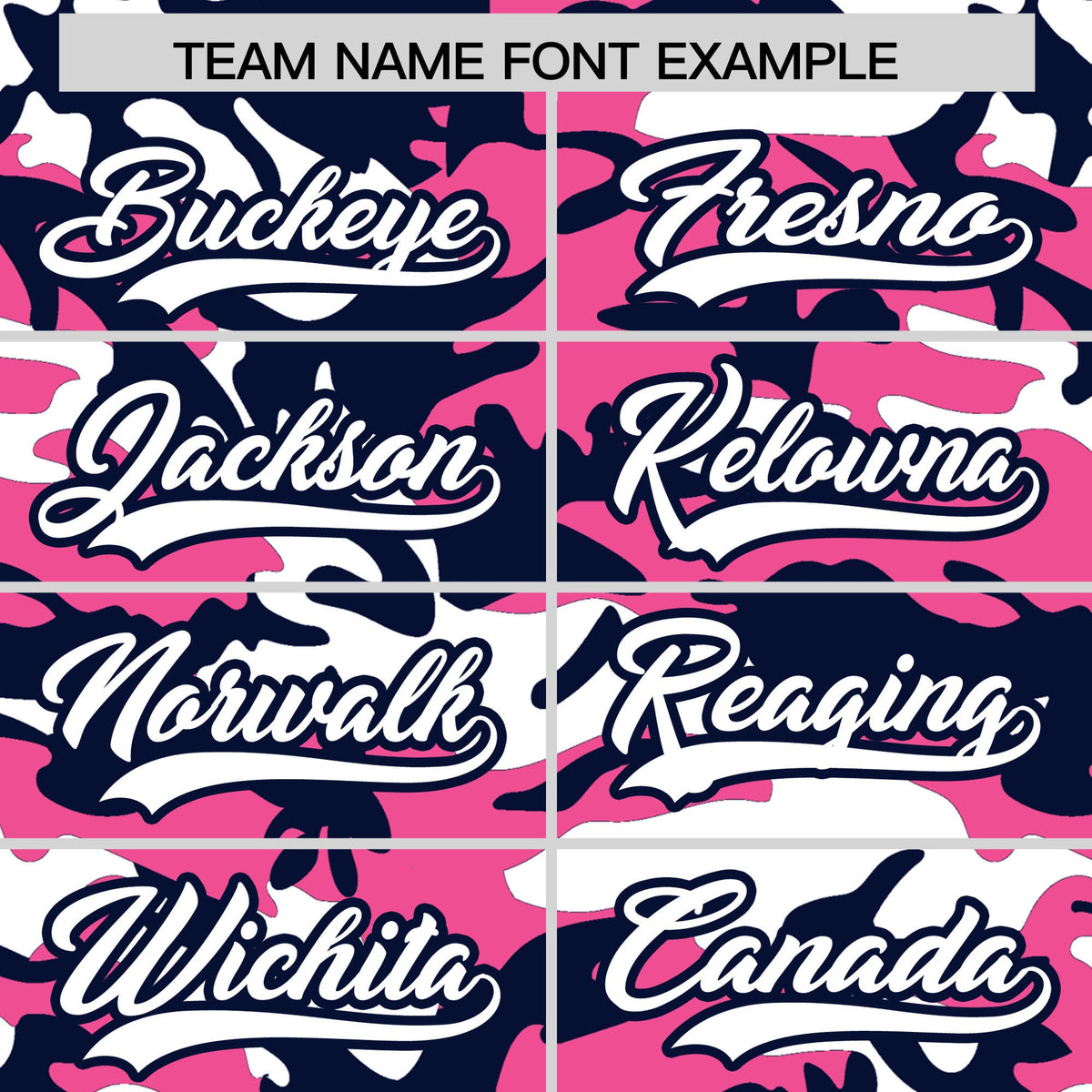 Custom Pink Navy White Camo Gradient Fashion Baseball Jersey | Perfect for Training,Sublimation Printed &amp; Stitched,Add Name and Numbern,Perfect for Teams | KXKSHOP