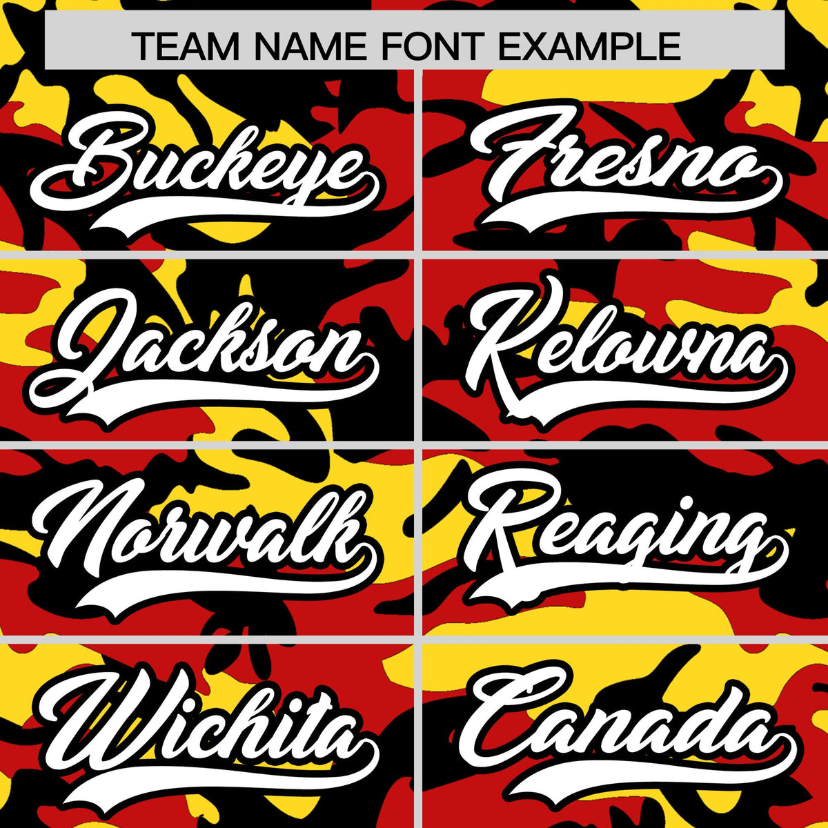 Custom Red Gold Black Camo Gradient Fashion Baseball Jersey | Perfect for Training,Sublimation Printed &amp; Stitched,Add Name and Numbern,Perfect for Teams | KXKSHOP