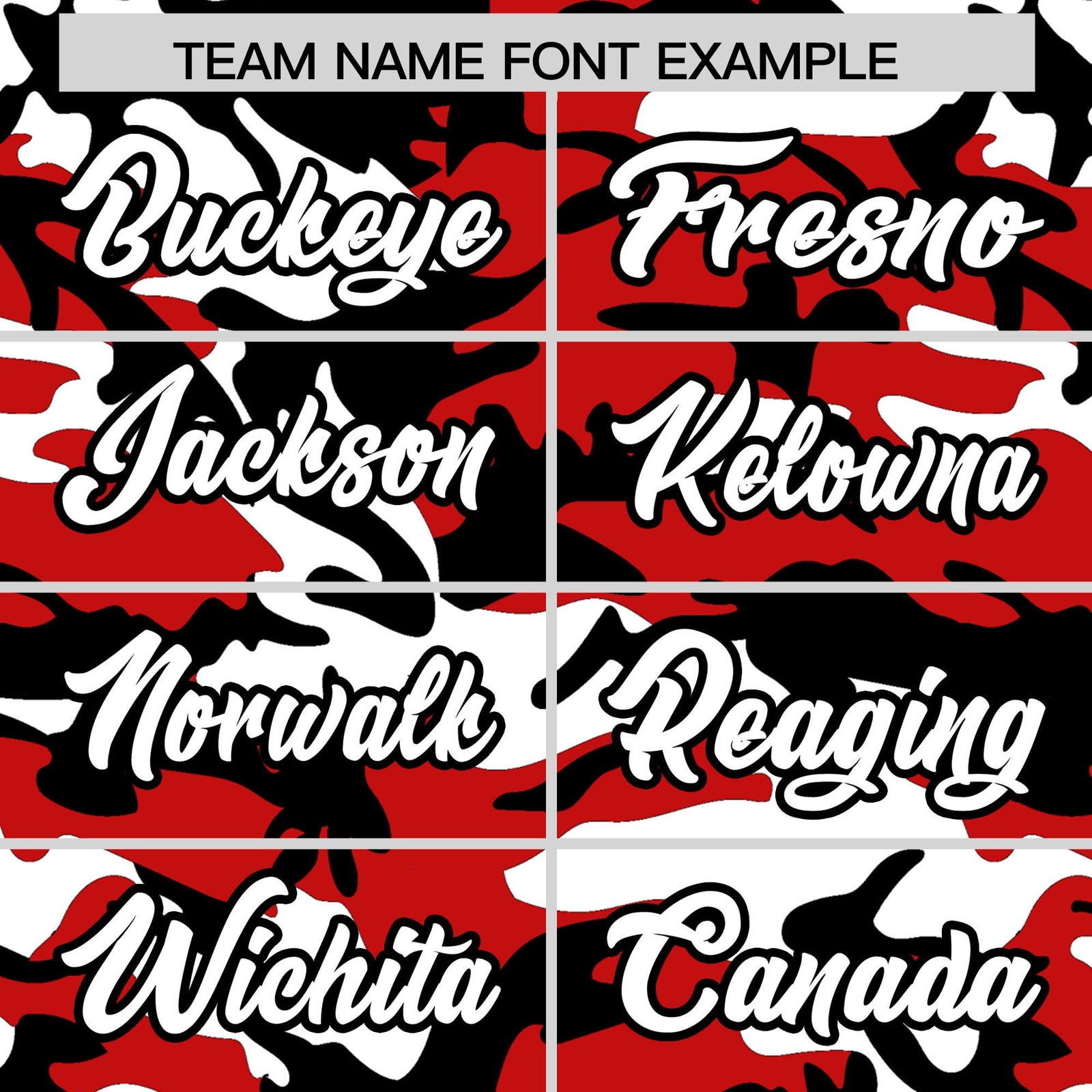 Custom Black White Red Camo Gradient Fashion Baseball Jersey | Perfect for Training,Sublimation Printed & Stitched,Add Name and Numbern,Perfect for Teams | KXKSHOP