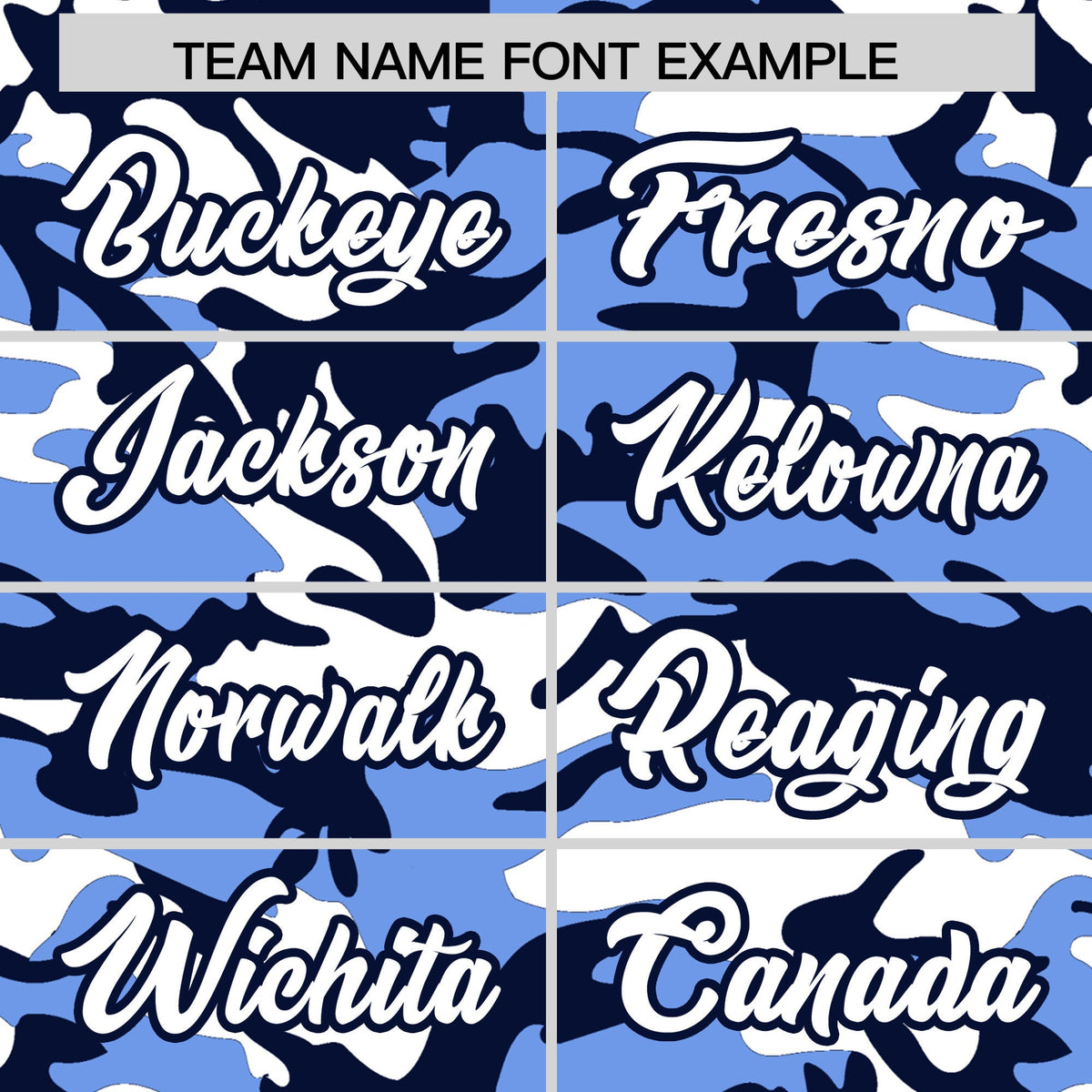 Custom Light Blue Navy White Camo Gradient Fashion Baseball Jersey | Perfect for Training,Sublimation Printed &amp; Stitched,Add Name and Numbern,Perfect for Teams | KXKSHOP