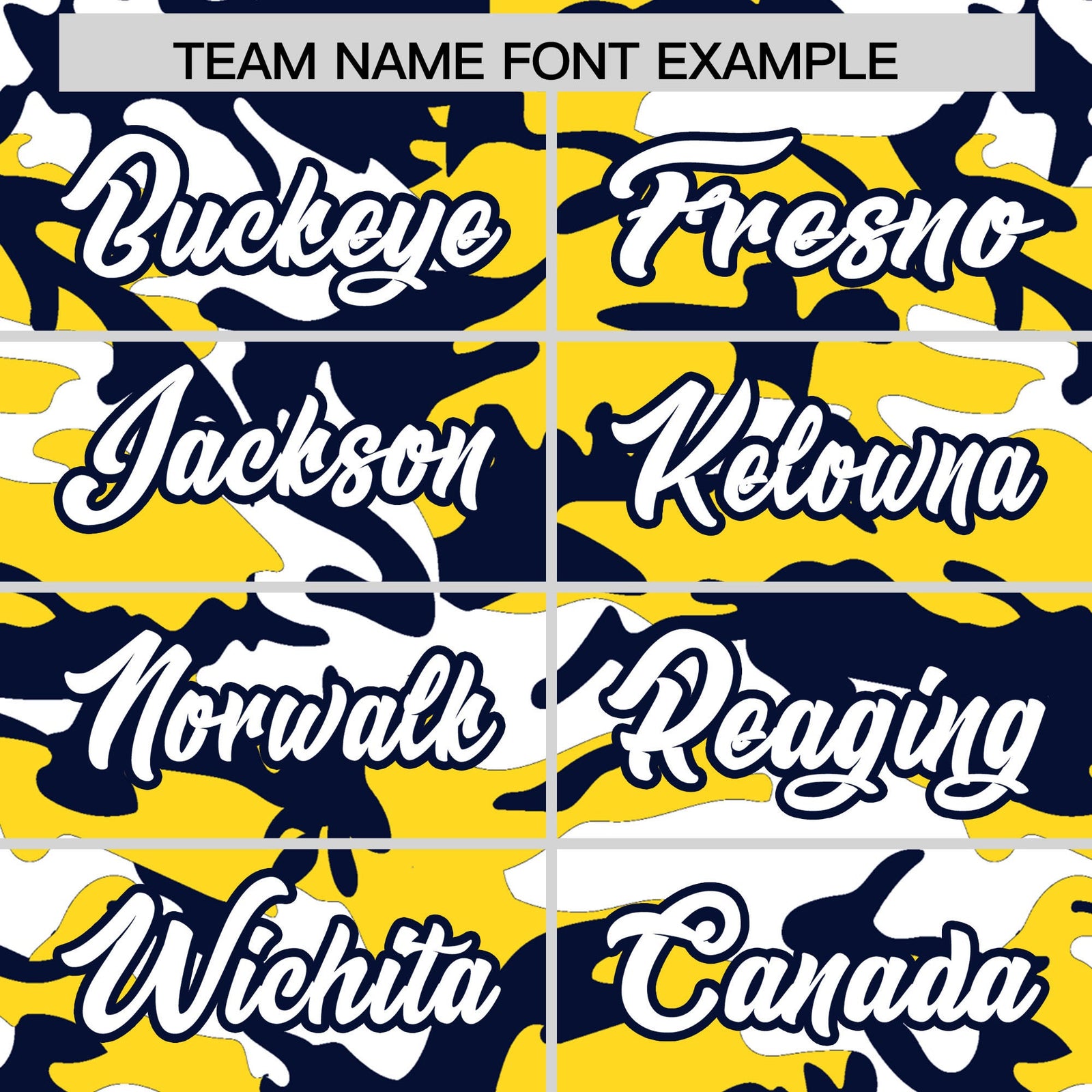 Custom Gold Navy White Camo Gradient Fashion Baseball Jersey | Perfect for Training,Sublimation Printed & Stitched,Add Name and Numbern,Perfect for Teams | KXKSHOP