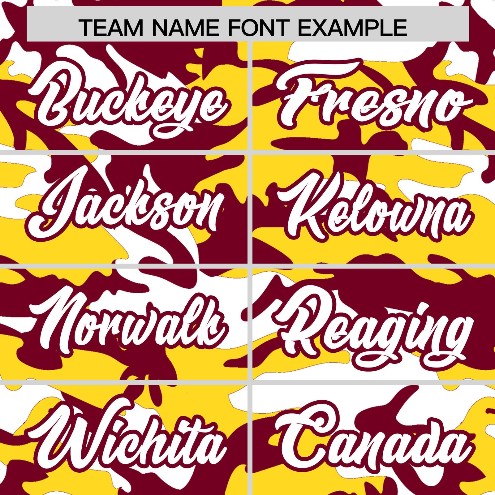 Custom Crimson Gold White Camo Gradient Fashion Baseball Jersey | Perfect for Training,Sublimation Printed & Stitched,Add Name and Numbern,Perfect for Teams | KXKSHOP