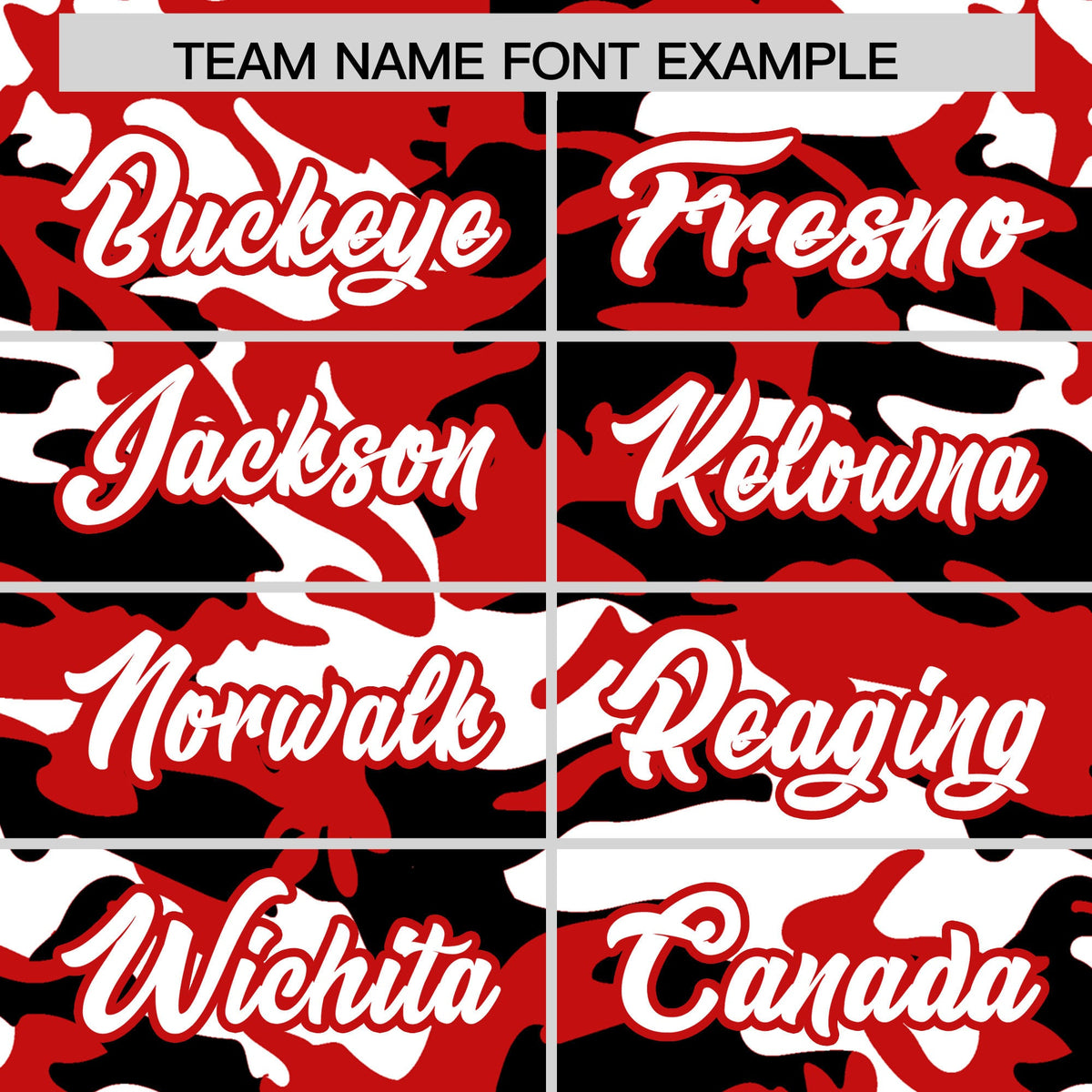 Custom Red Black White Camo Gradient Fashion Baseball Jersey | Perfect for Training,Sublimation Printed &amp; Stitched,Add Name and Numbern,Perfect for Teams | KXKSHOP