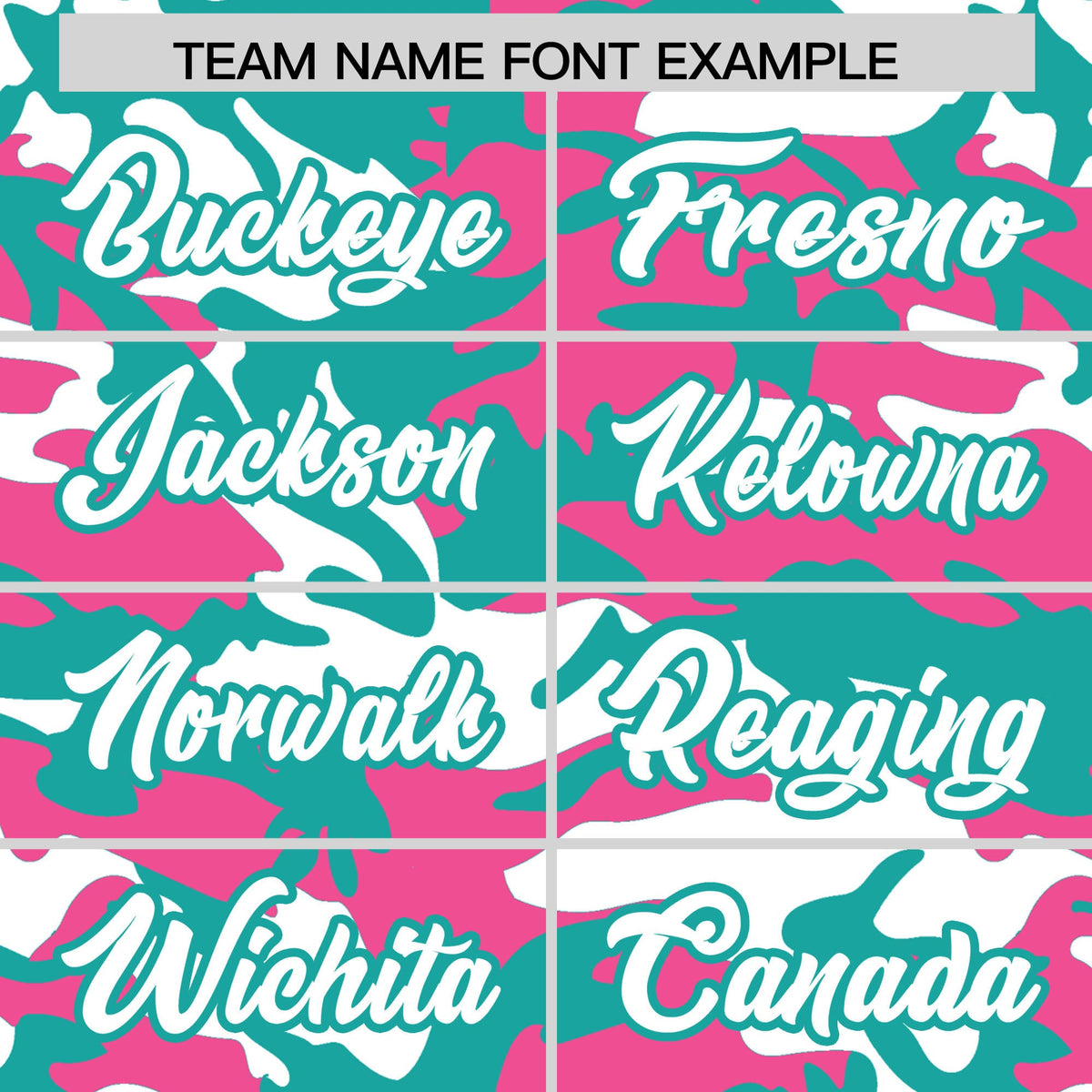 Custom Aqua Pink White Camo Gradient Fashion Baseball Jersey | Perfect for Training,Sublimation Printed &amp; Stitched,Add Name and Numbern,Perfect for Teams | KXKSHOP