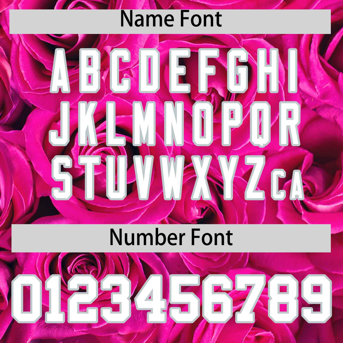 Custom Pink Silver Split Rose Print Authentic Baseball Jersey