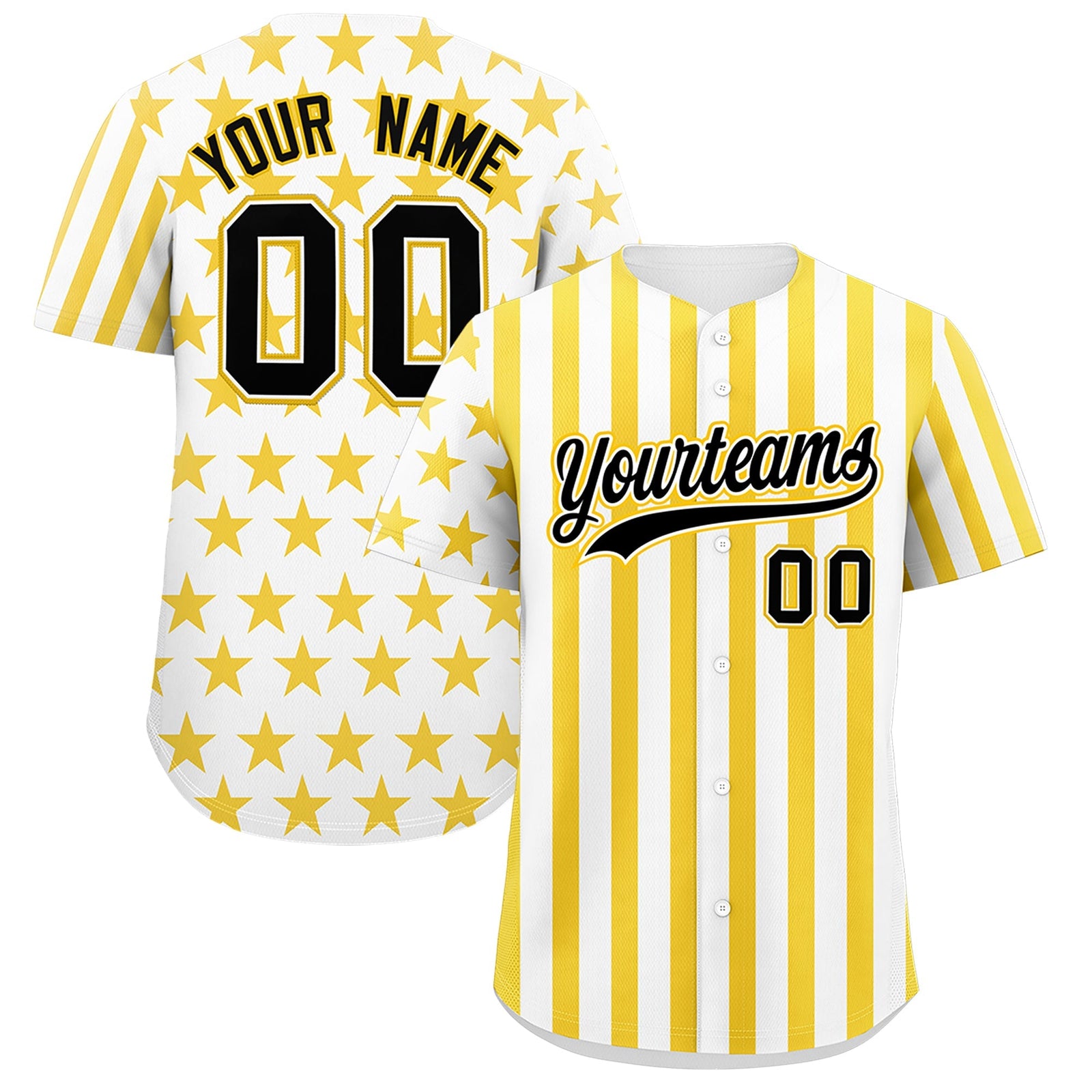 Baseball USA Flag Jersey