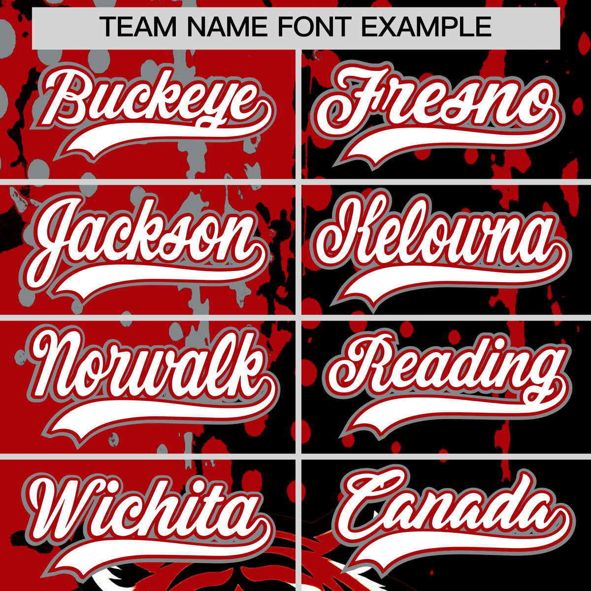 Custom Black Red Gray Full-Snap Graffiti Pattern Tiger Graffiti Jersey Baseball Jersey| KXKSHOP
