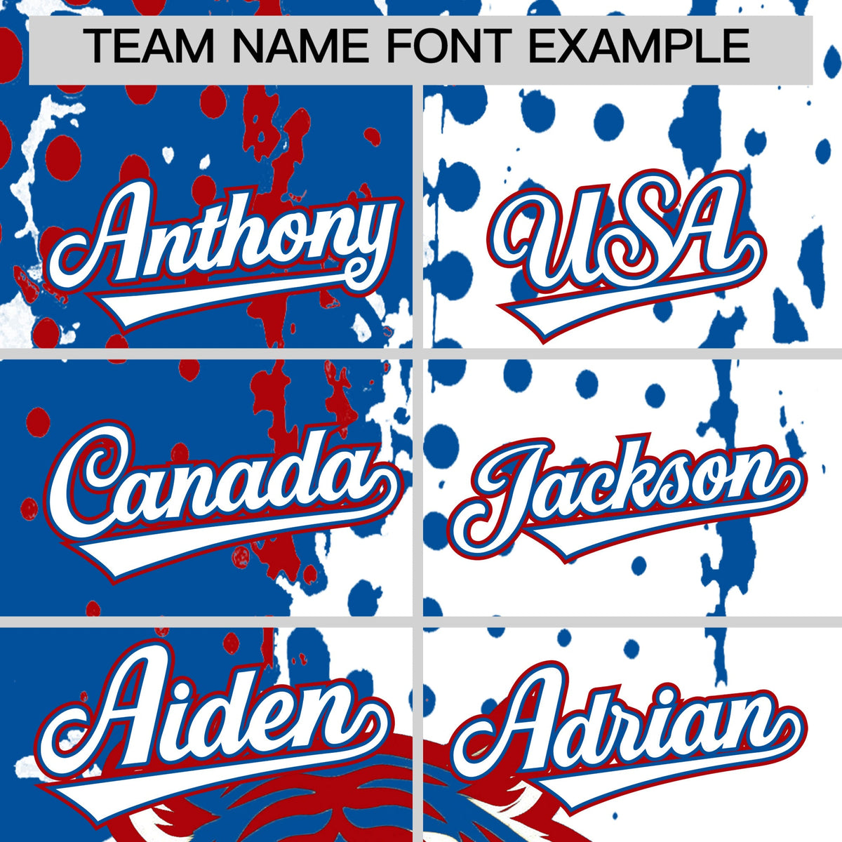 Custom White Royal Red Full-Snap Graffiti Pattern Tiger Graffiti Jersey Baseball Jersey| KXKSHOP