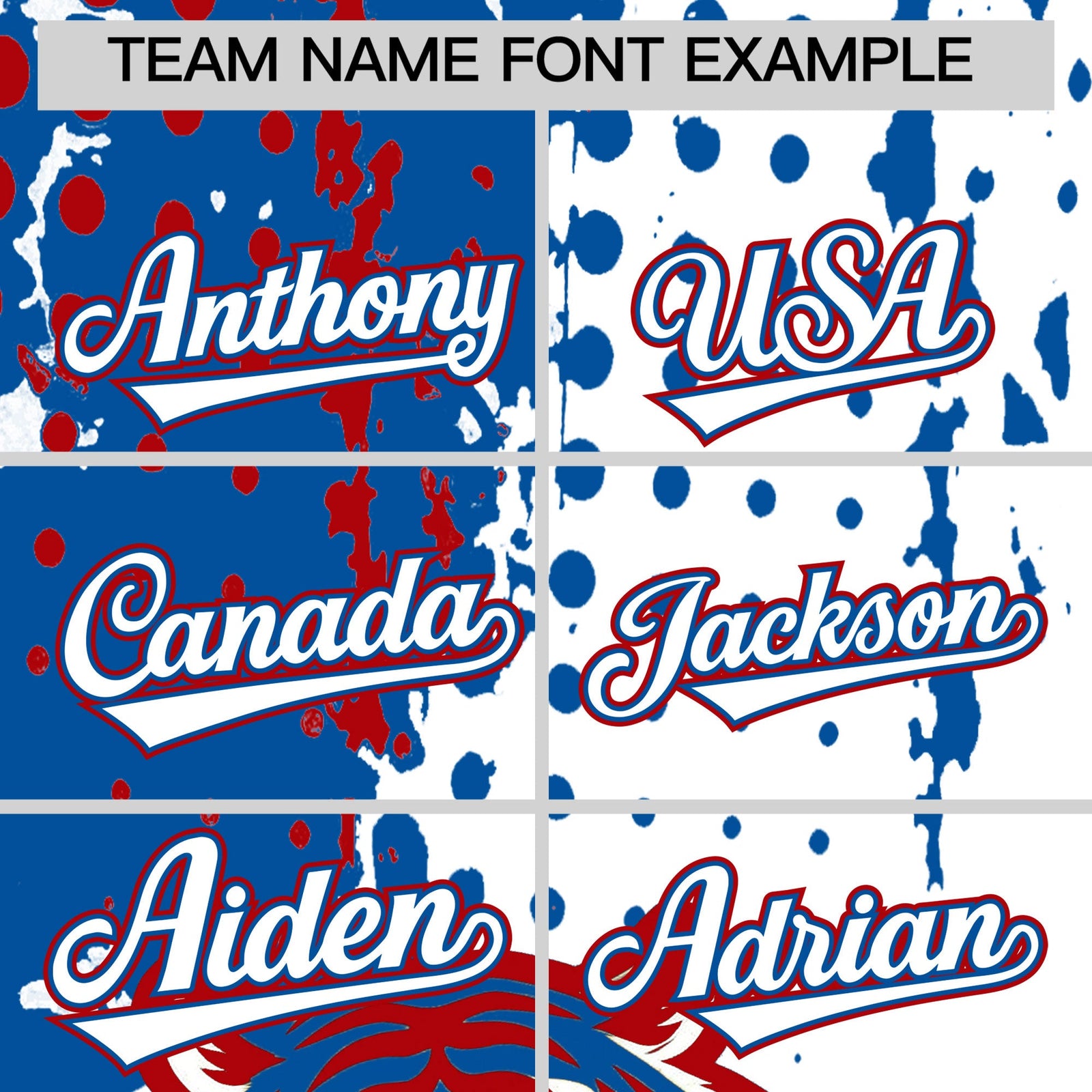 Custom White Royal Red Full-Snap Graffiti Pattern Tiger Graffiti Jersey Baseball Jersey| KXKSHOP