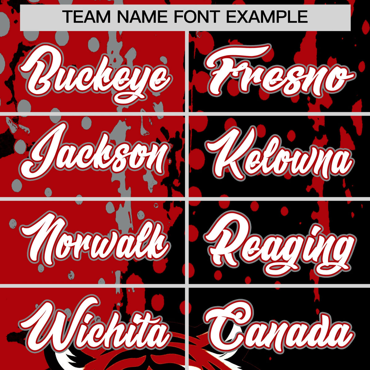 Custom Black Red Gray Full-Snap Graffiti Pattern Tiger Graffiti Jersey Baseball Jersey| KXKSHOP
