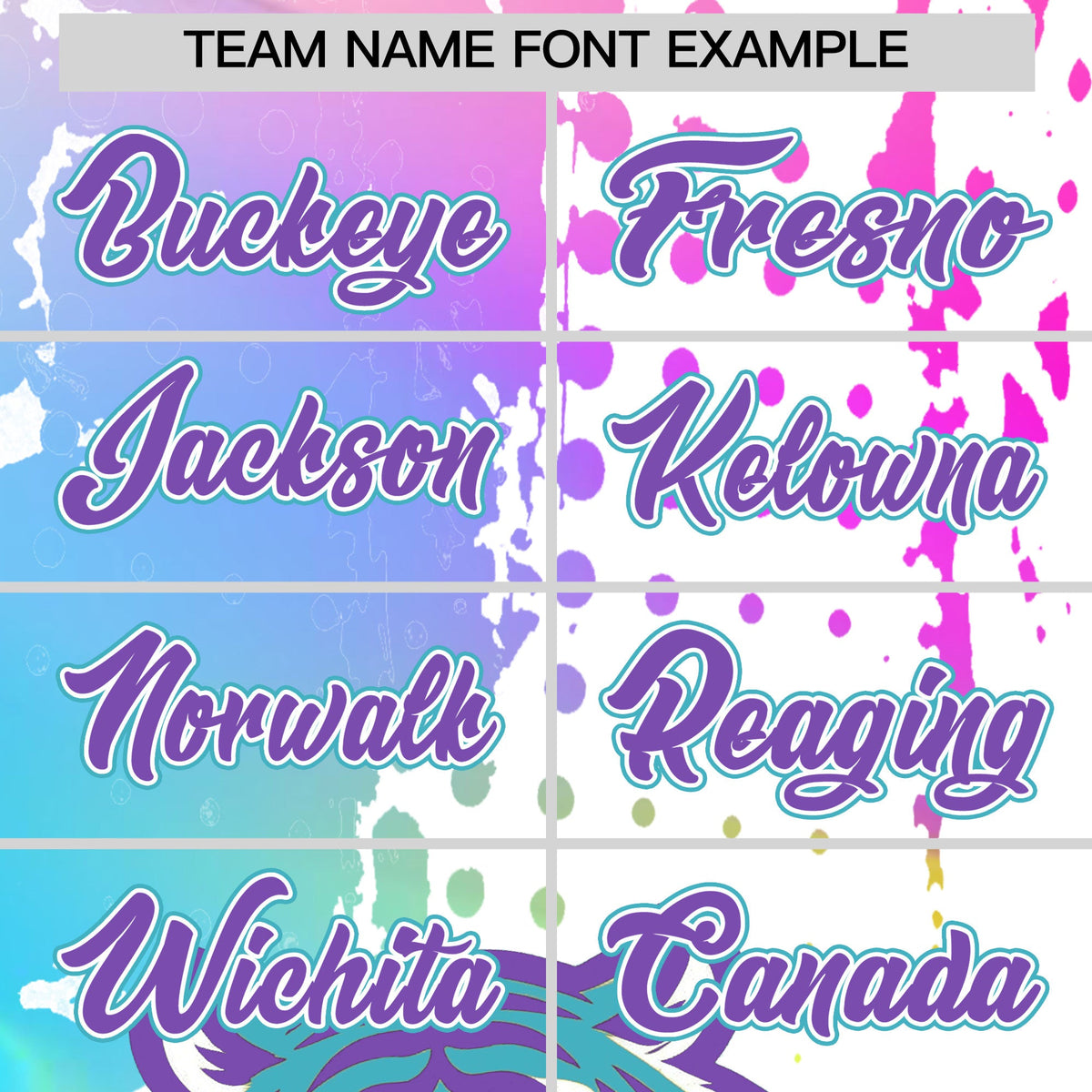 Custom White Sky Blue Full-Snap Graffiti Pattern Tiger Graffiti Jersey Baseball Jersey| KXKSHOP