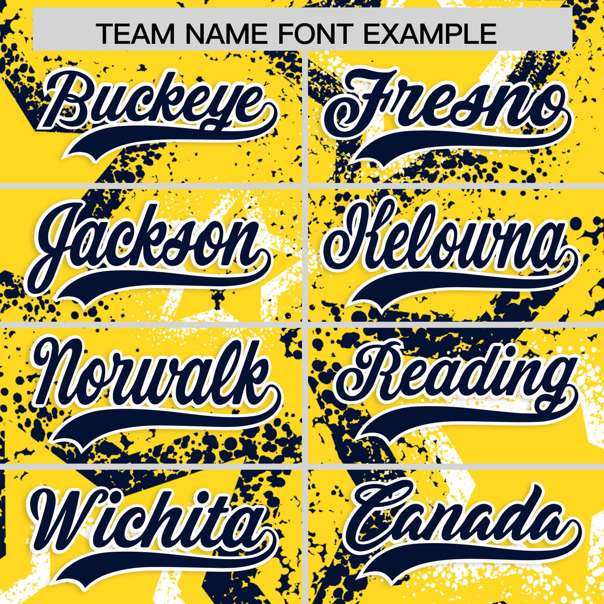 Custom Gold White Navy Star-Shaped Ink Texture Graffiti Pattern Baseball Jersey | Sublimation Printed &amp; Stitched,Add Name and Numbern,Perfect for Parties,Perfect for Training | KXKSHOP