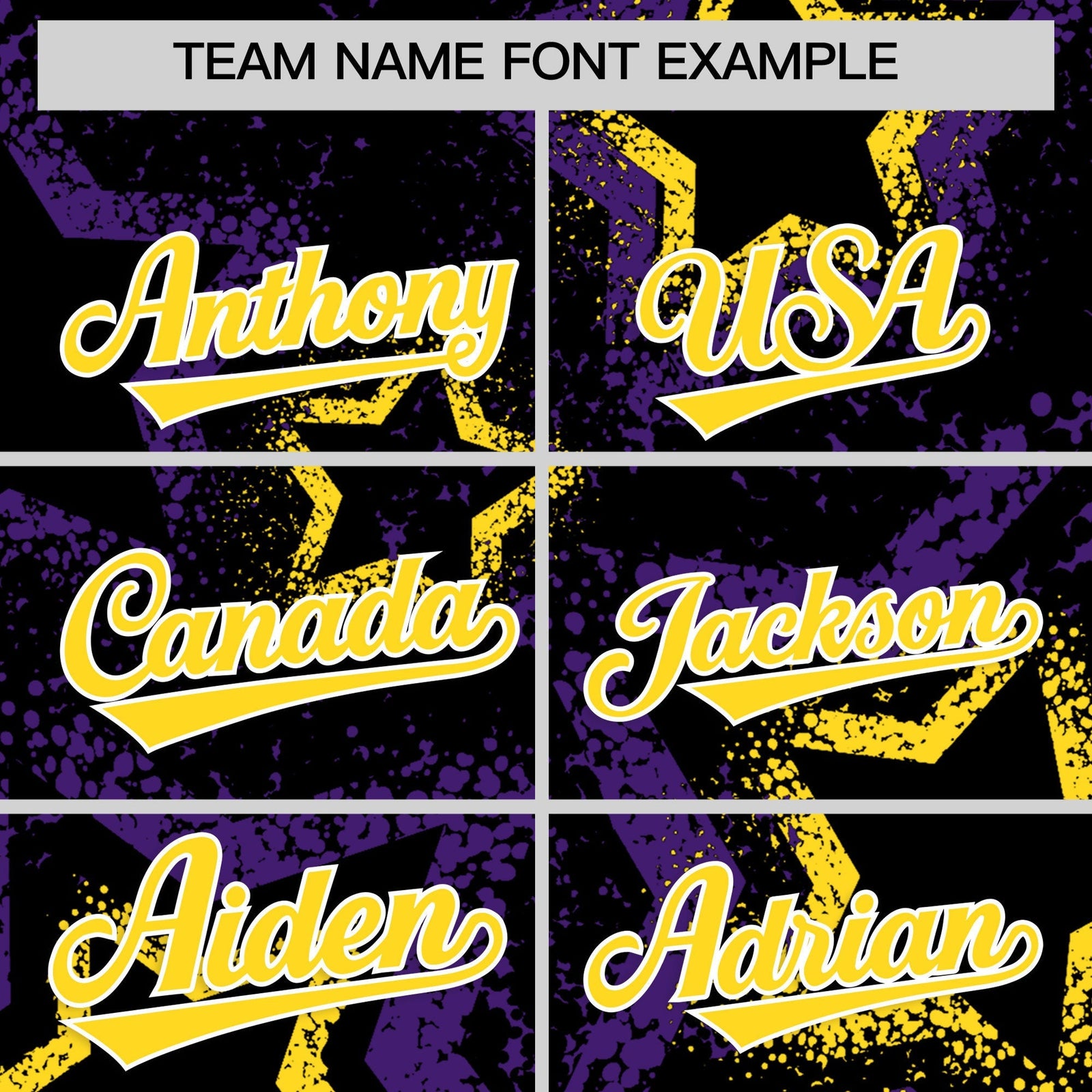 Custom Black Gold White Star-Shaped Ink Texture Graffiti Pattern Baseball Jersey | Sublimation Printed & Stitched,Add Name and Numbern,Perfect for Parties,Perfect for Training | KXKSHOP