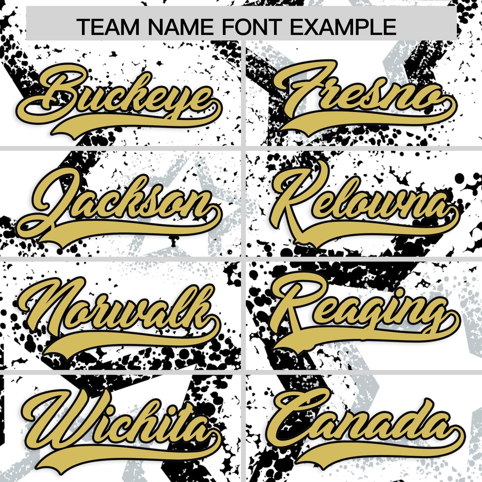 Custom White Silver Old Gold Star-Shaped Ink Texture Graffiti Pattern Baseball Jersey | Sublimation Printed & Stitched,Add Name and Numbern,Perfect for Parties,Perfect for Training | KXKSHOP