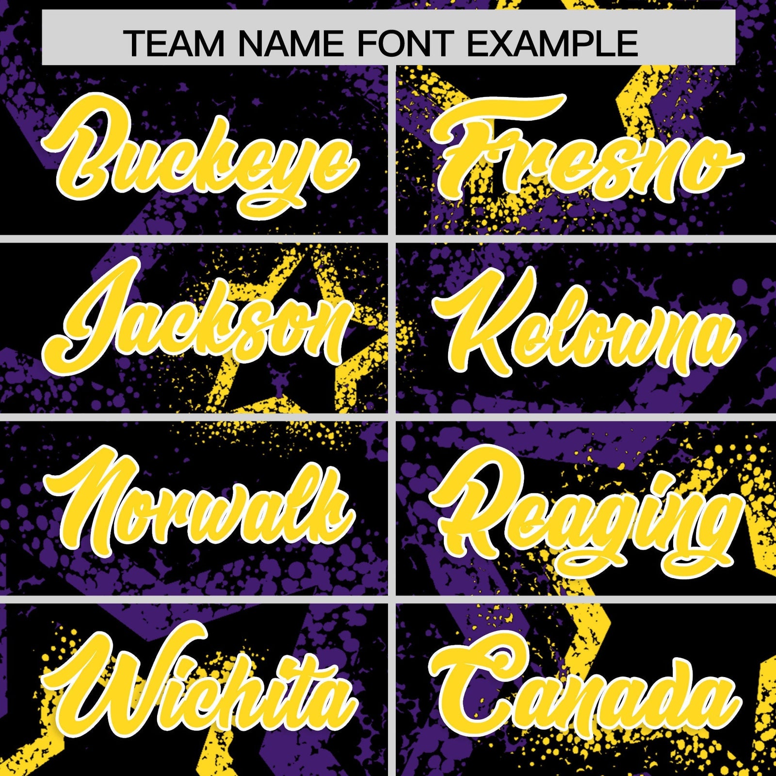 Custom Black Gold White Star-Shaped Ink Texture Graffiti Pattern Baseball Jersey | Sublimation Printed & Stitched,Add Name and Numbern,Perfect for Parties,Perfect for Training | KXKSHOP