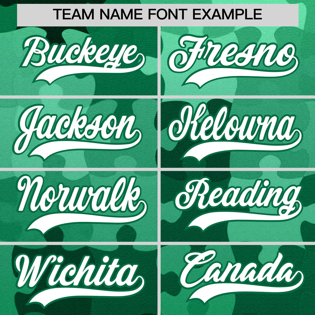 Custom White Kelly Green Puzzle Elements Baseball Jersey | Sublimation Printed &amp; Stitched,Add Name and Numbern,Perfect for Teams | KXKSHOP