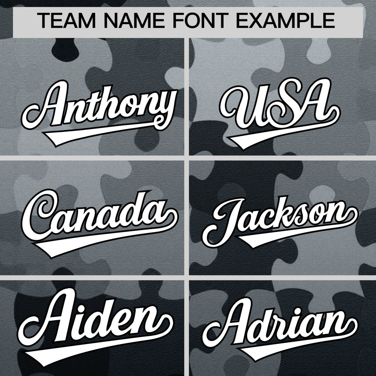 Custom Black White Puzzle Elements Baseball Jersey | Sublimation Printed & Stitched,Add Name and Numbern,Perfect for Teams | KXKSHOP