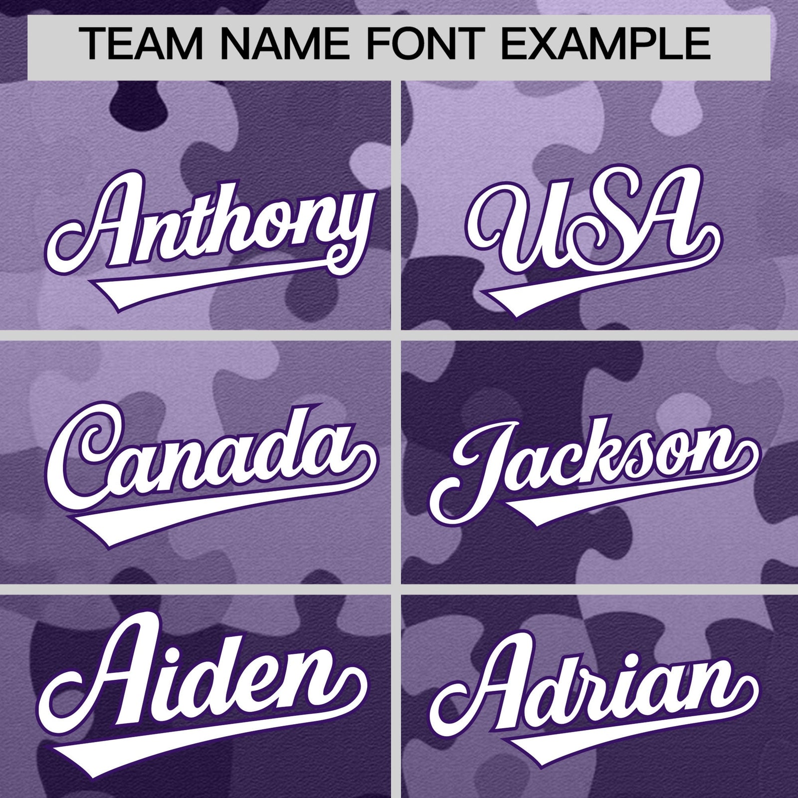 Custom White Purple Puzzle Elements Baseball Jersey | Sublimation Printed & Stitched,Add Name and Numbern,Perfect for Teams | KXKSHOP