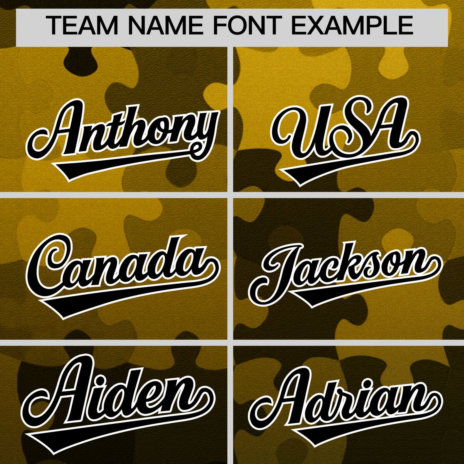 Custom Gold Black White Puzzle Elements Baseball Jersey | Sublimation Printed & Stitched,Add Name and Numbern,Perfect for Teams | KXKSHOP