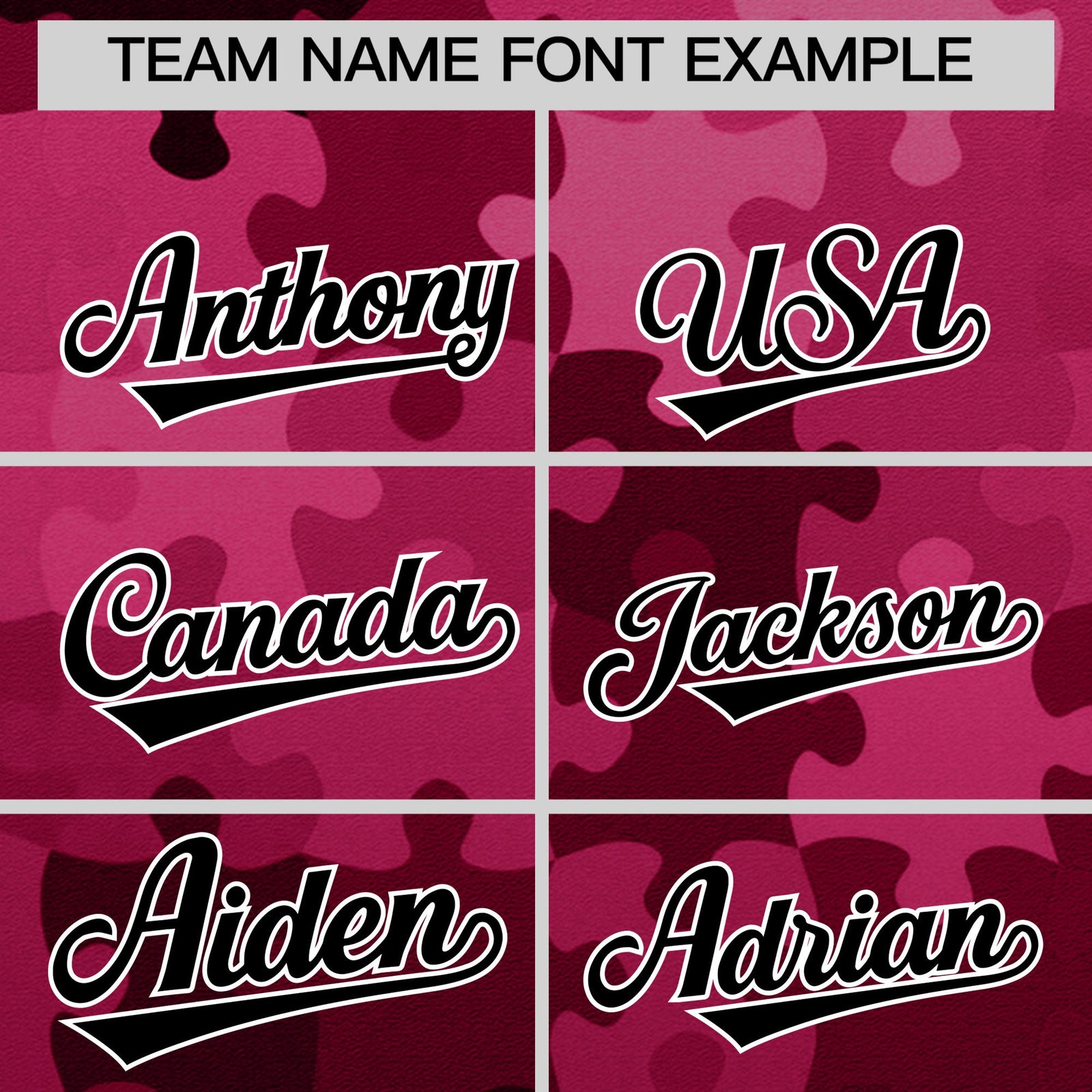 Custom Rose Red Black White Puzzle Elements Baseball Jersey | Sublimation Printed & Stitched,Add Name and Numbern,Perfect for Teams | KXKSHOP