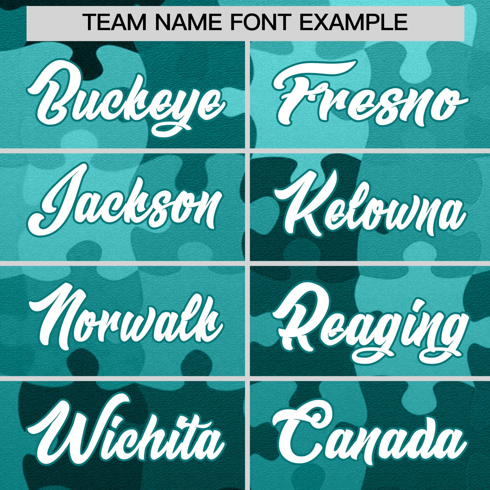 Custom White Aqua Puzzle Elements Baseball Jersey | Sublimation Printed & Stitched,Add Name and Numbern,Perfect for Teams | KXKSHOP