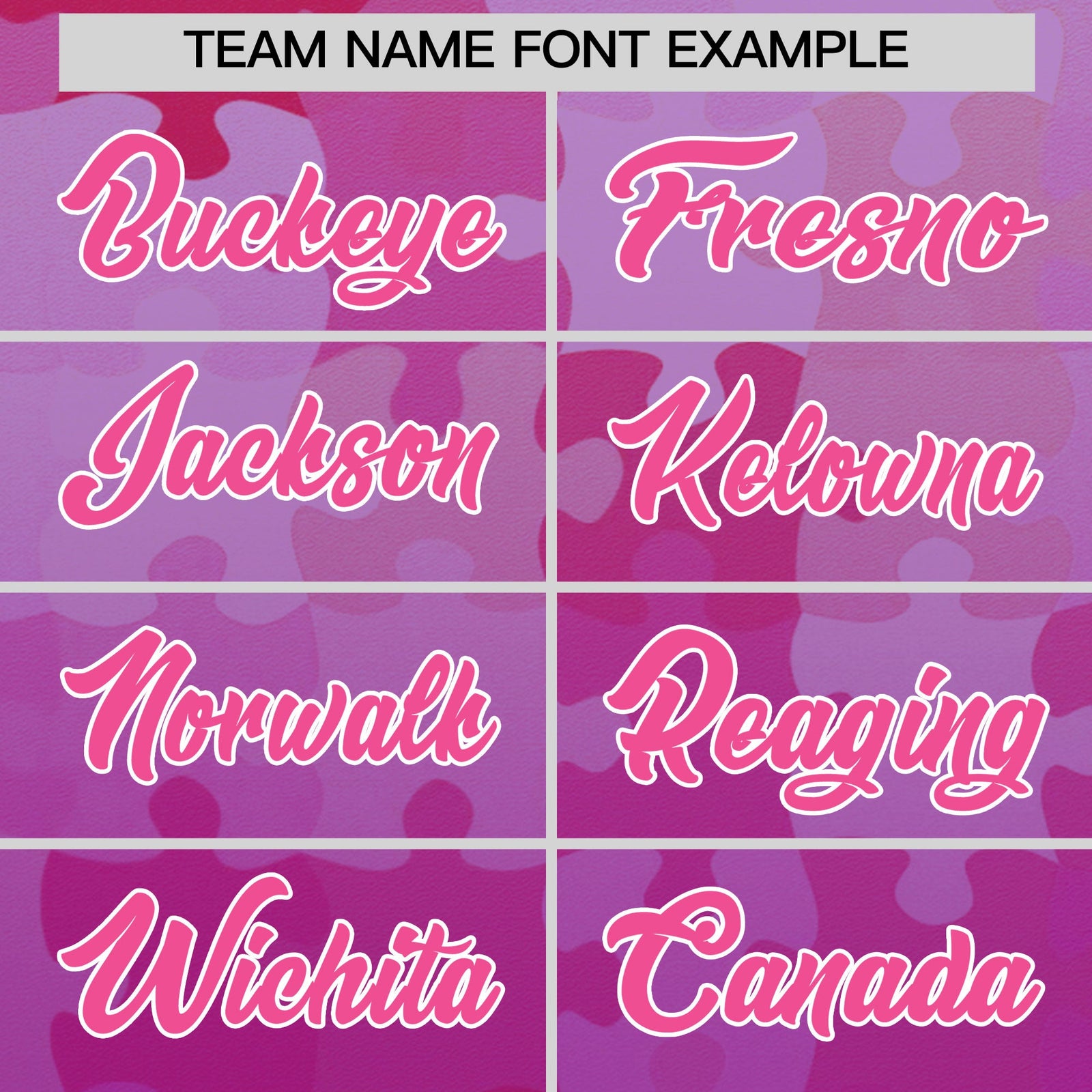 Custom Pink White Puzzle Elements Baseball Jersey | Sublimation Printed & Stitched,Add Name and Numbern,Perfect for Teams | KXKSHOP
