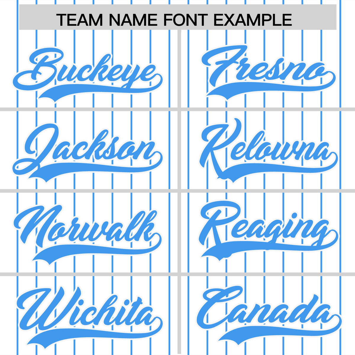 Custom White Powder Blue Pinstripe Personalized Two-Tone Authentic Baseball Jersey