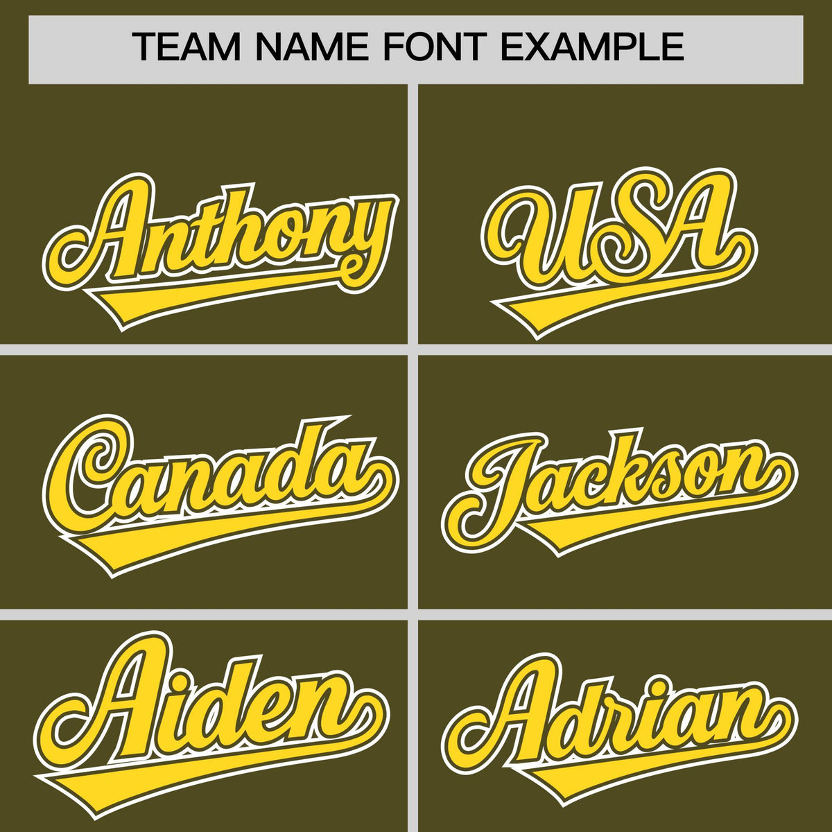 Custom Olive Gold Personalized Color Block Authentic Baseball jersey