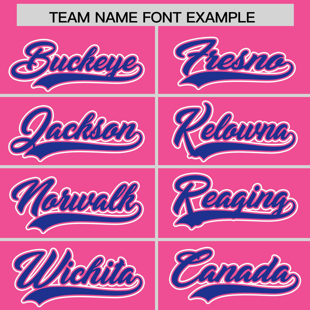 Custom Pink Royal Personalized Color Block Authentic Baseball jersey