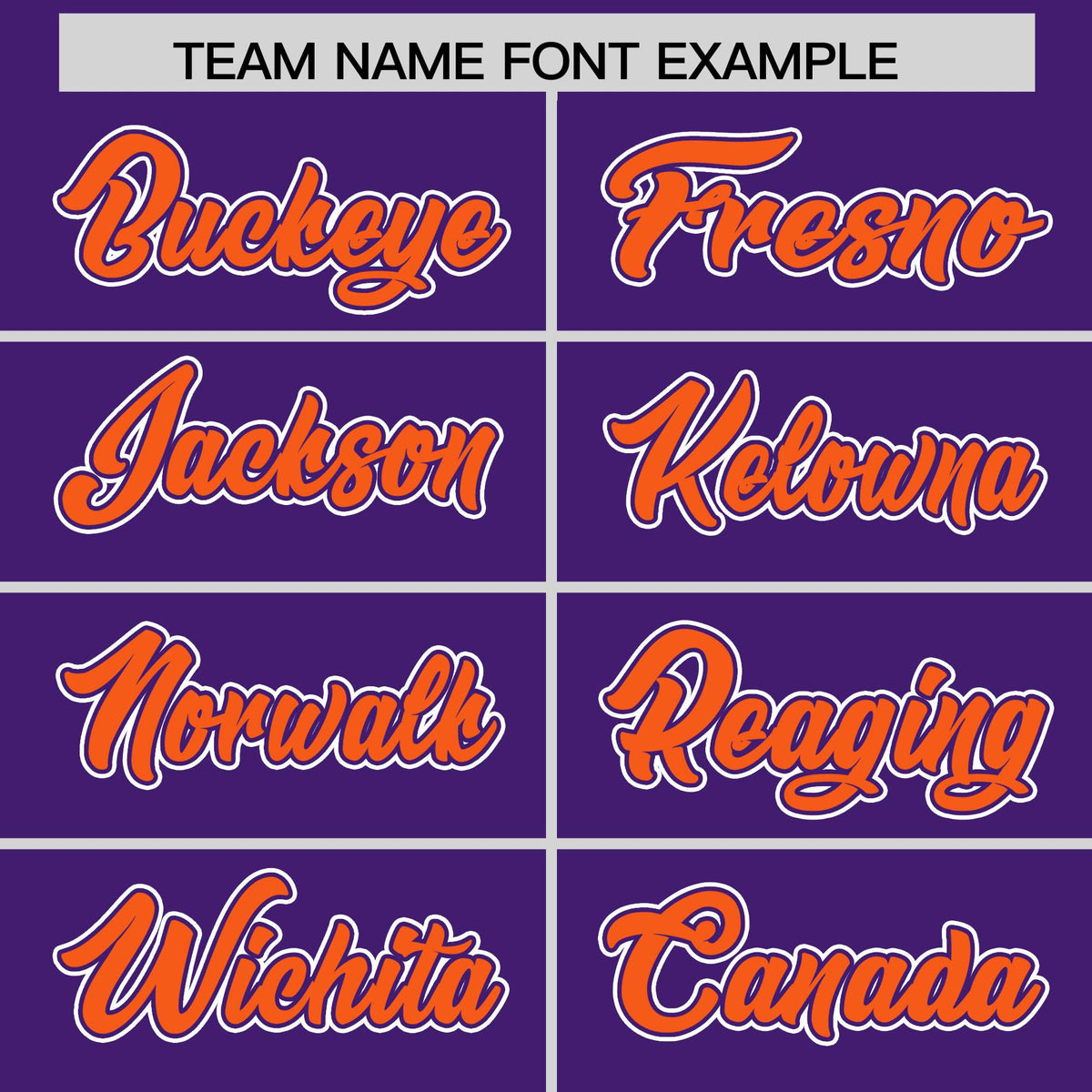 Custom Purple Orange Personalized Color Block Authentic Baseball jersey