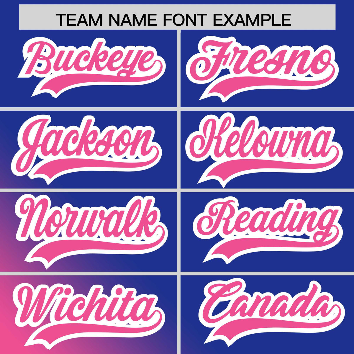 Custom Royal Pink Diagonal Stripe Personalized Gradient Fashion Baseball Jersey